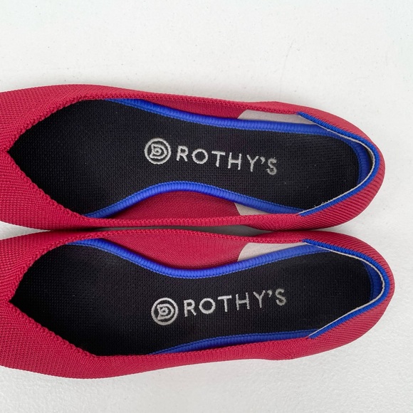 Rothy's The Point Bright Red Women's Size 9 - Picture 9 of 11